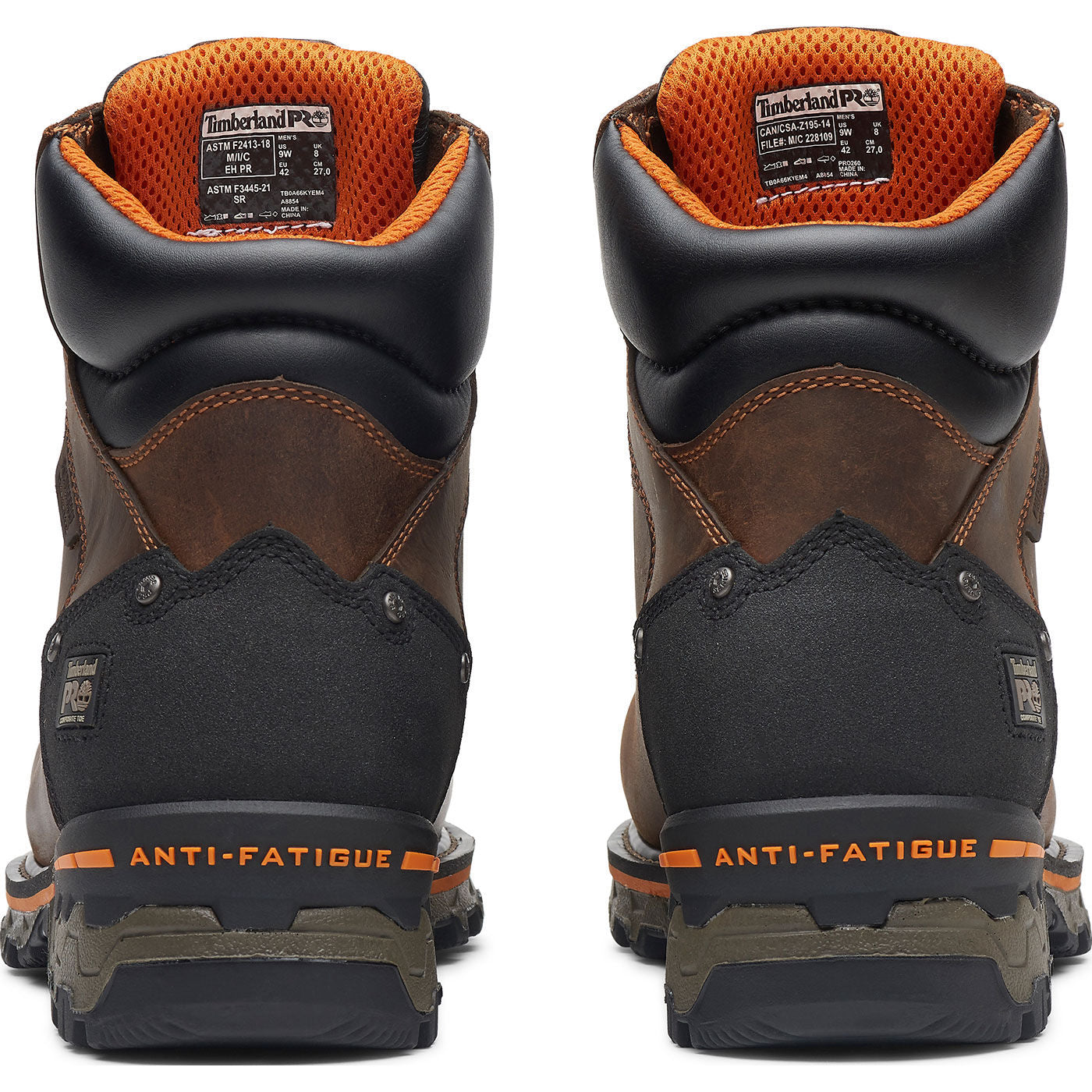 Timberland PRO Boondock CSA BOA Men's 6-inch Composite Toe Puncture-Resisting Waterproof Work Boot - back