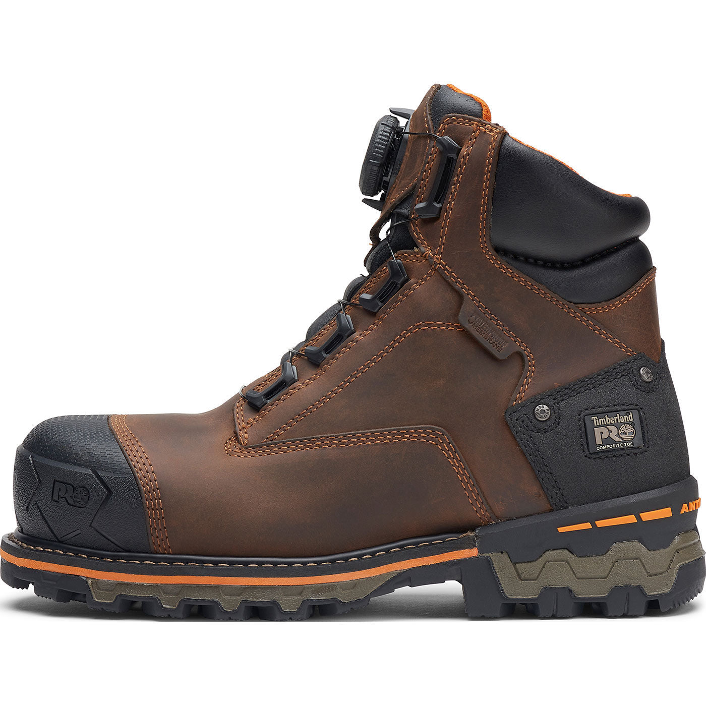 Timberland PRO Boondock CSA BOA Men's 6-inch Composite Toe Puncture-Resisting Waterproof Work Boot - profile