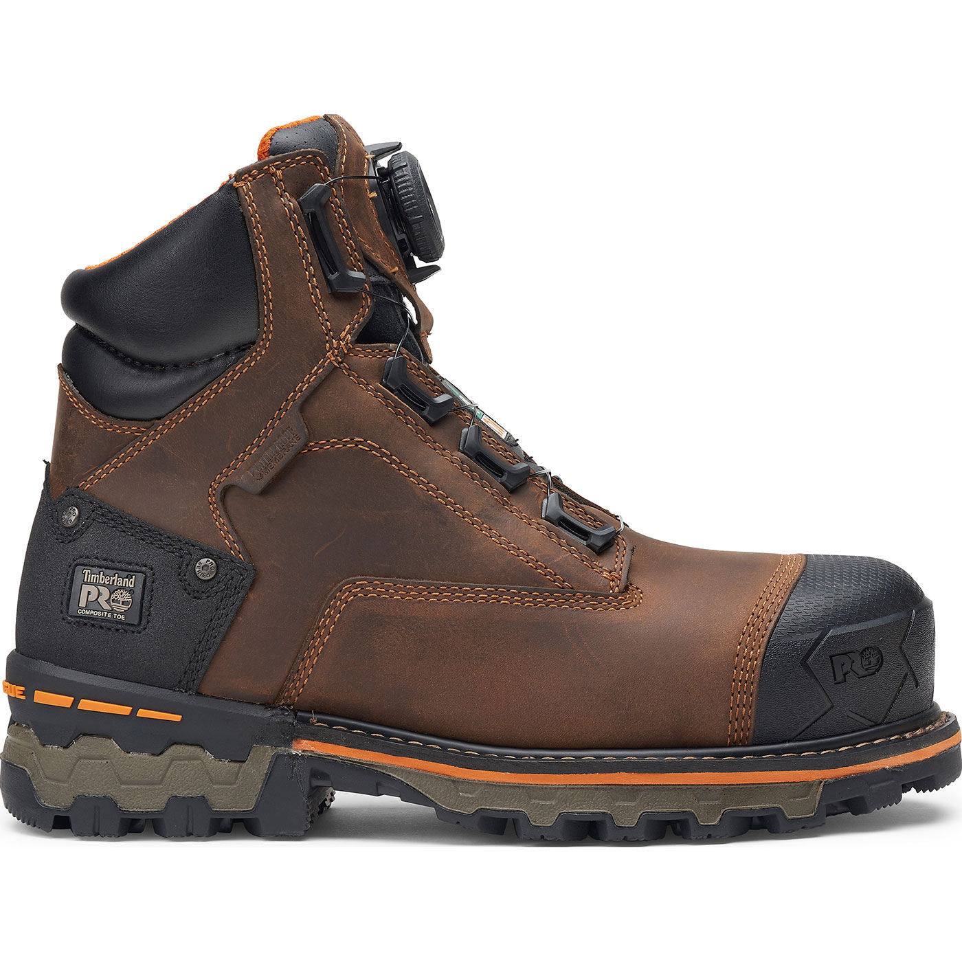 Timberland PRO Boondock CSA BOA Men's 6-inch Composite Toe Puncture-Resisting Waterproof Work Boot - profile