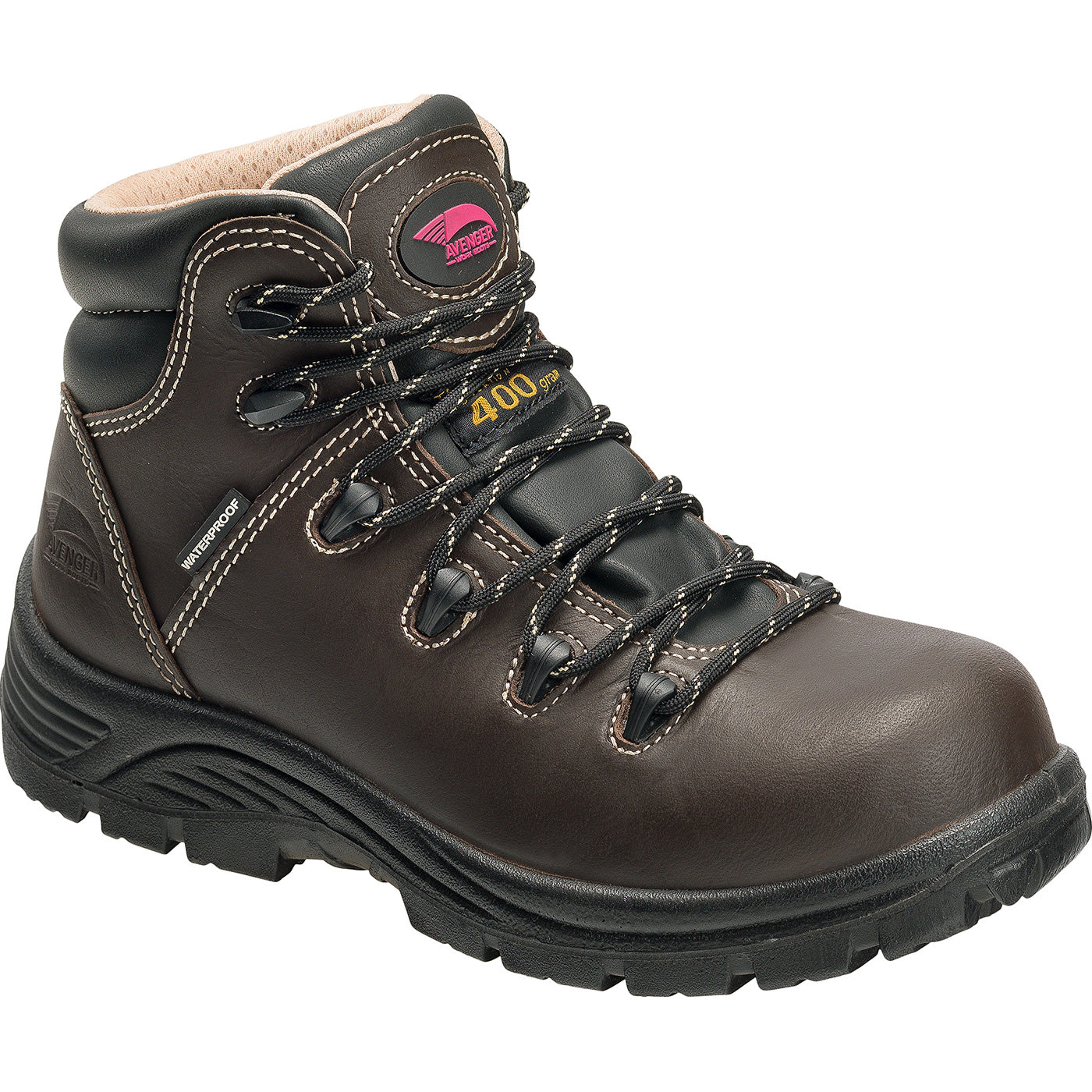 Avenger Framer Women's 5 inch Composite Toe Puncture Resistant 400G Insulated Waterproof Work Boot - main