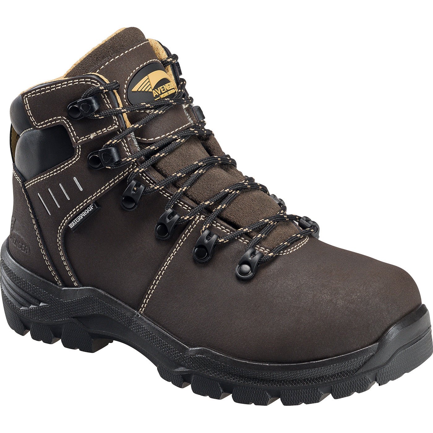 Avenger Foundation Women's Internal Met Guard Carbon Fiber Toe Puncture-Resistant Waterproof Work Boots - profile