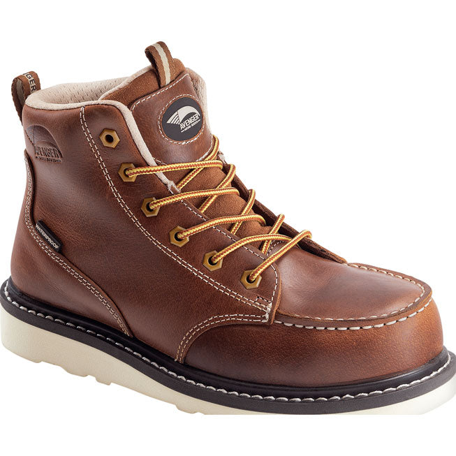 Avenger Wedge Women's Moc Carbon Nanofiber Toe Electrical Hazard Waterproof Work Boot - main
