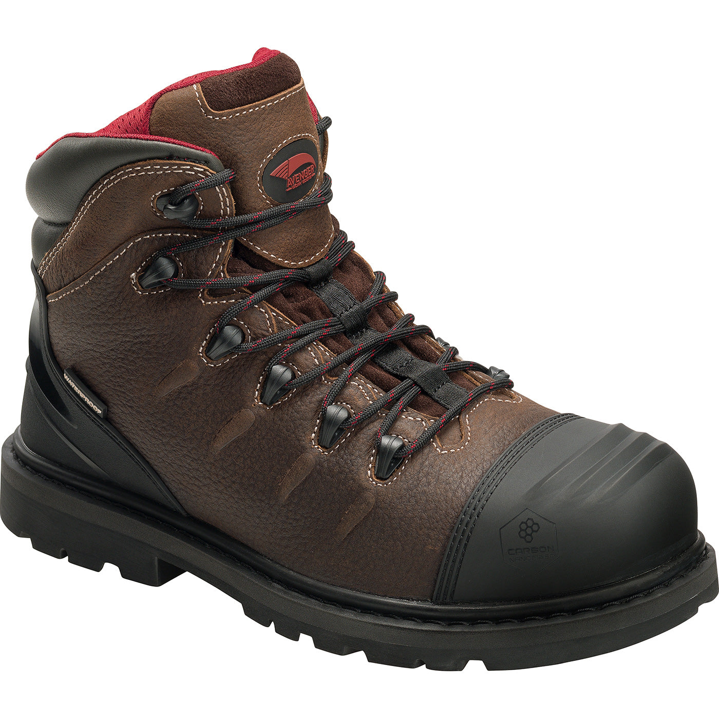 Avenger Hammer Men's Met Guard Carbon Fiber Toe Electrical Hazard Puncture-Resistant Waterproof Work Boot - main