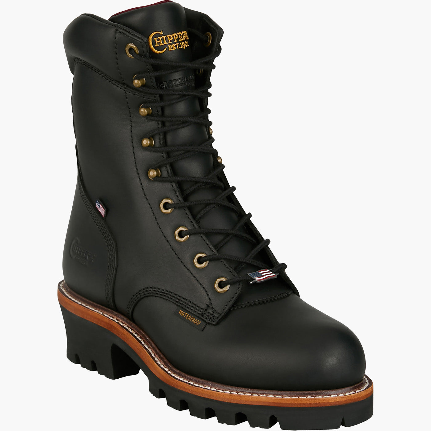 Chippewa Super Logger Men's 9-inch Steel Toe Electrical Hazard Waterproof Insulated Work Boot