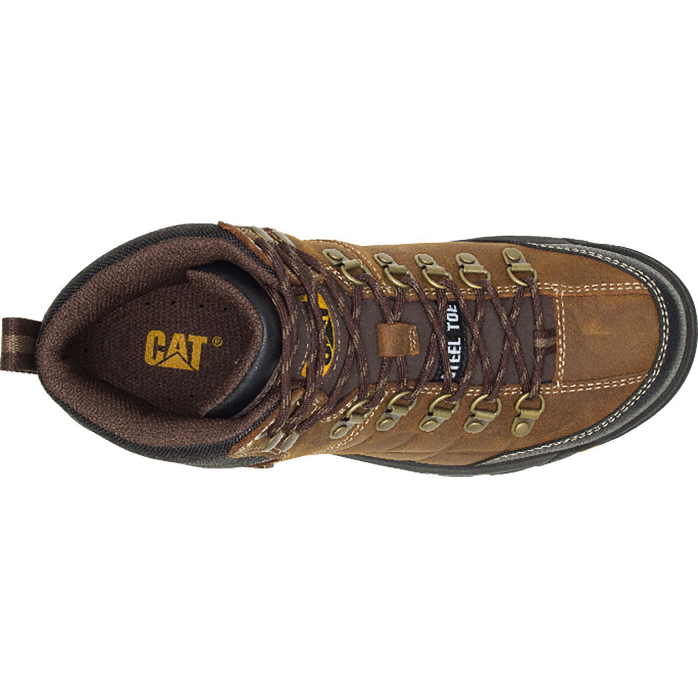 Cat Threshold Men's 6-inch Steel Toe Electrical Hazard Waterproof