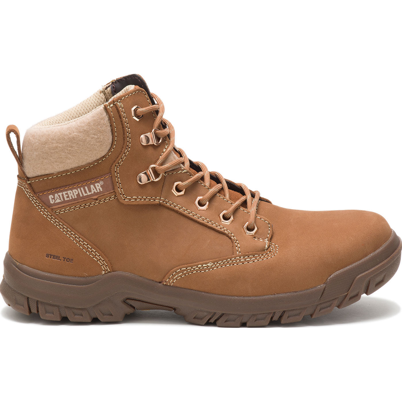 Cat Tess Women's Steel Toe Electrical Hazard Leather Work Hiker - profile