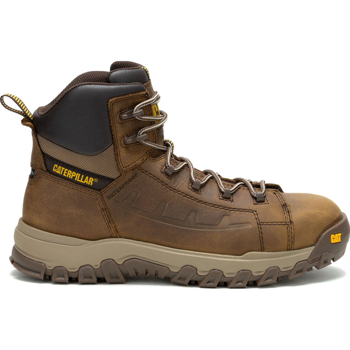 Cat Threshold Rebound Men's Composite Toe Electrical Hazard Waterproof Work Hiker - profile