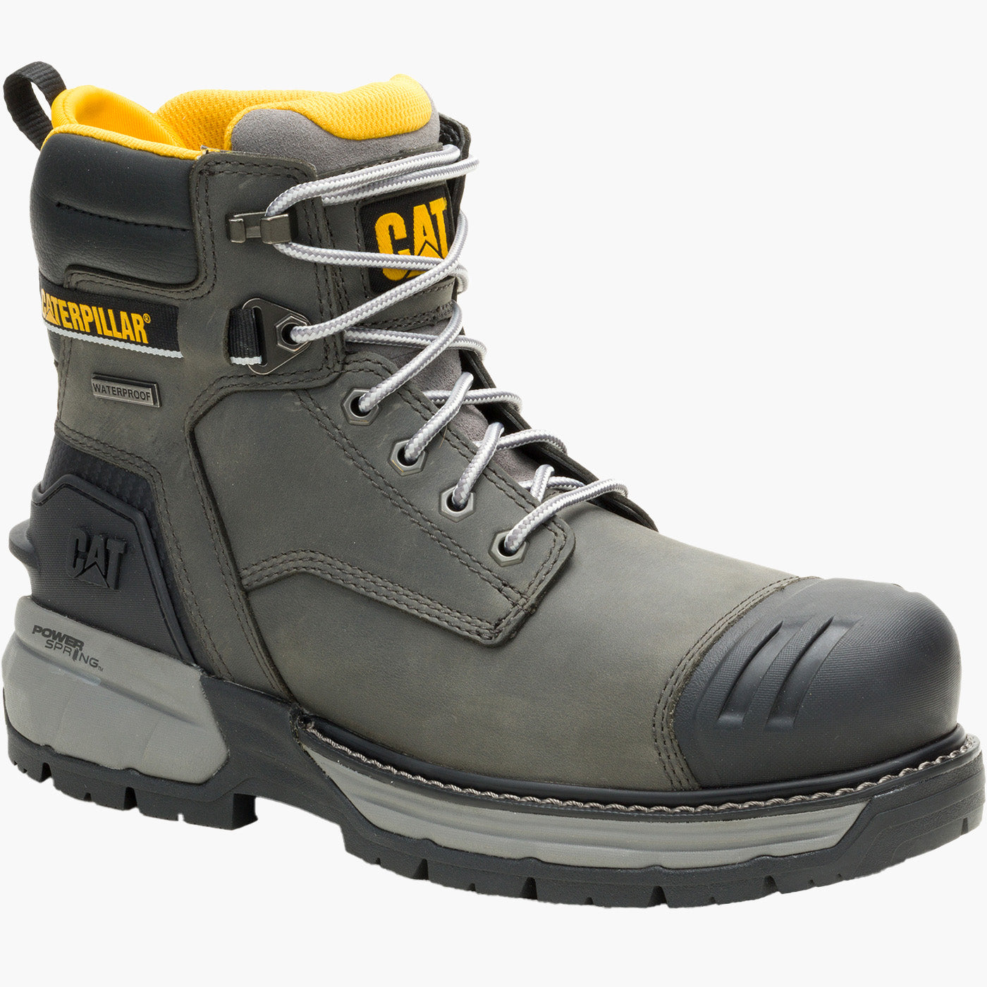 Cat Excavator Men's 6-inch Composite Toe Electrical Hazard Waterproof Work Boot