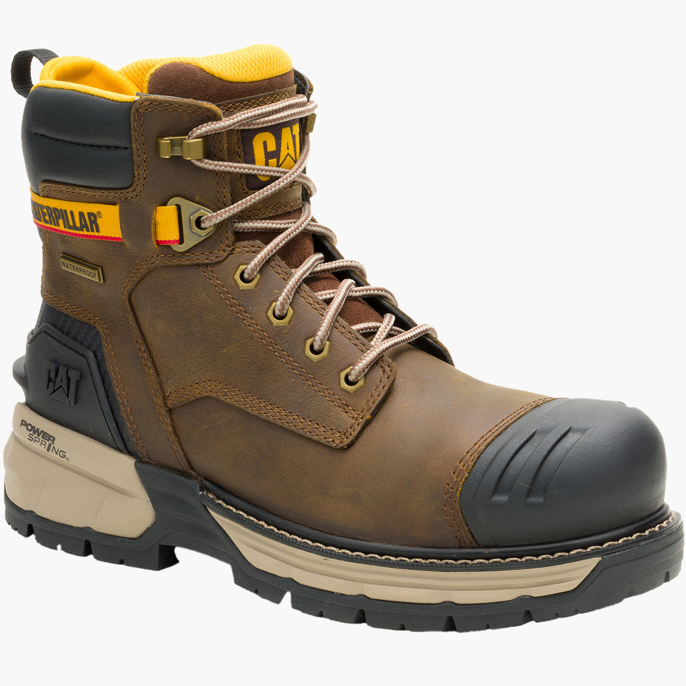 Cat Excavator Men's 6-inch Composite Toe Electrical Hazard Waterproof Work Boot