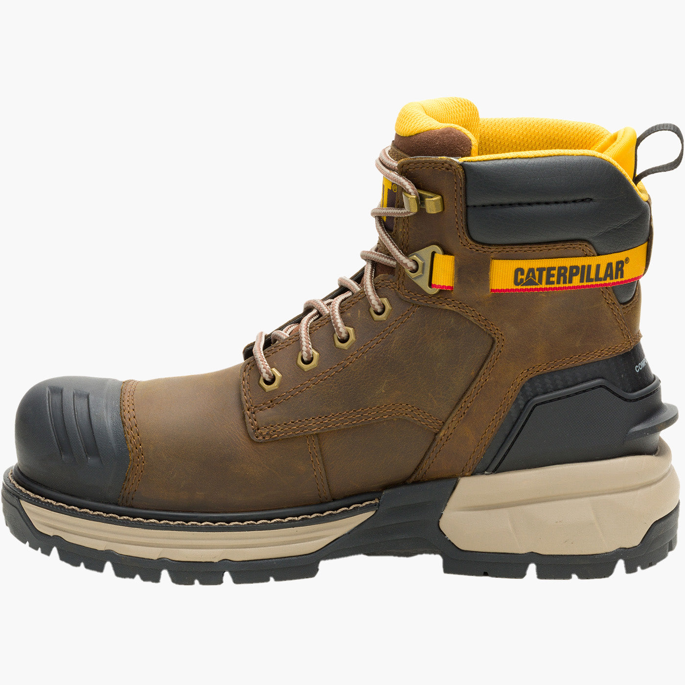 Cat Excavator Men's 6-inch Composite Toe Electrical Hazard Waterproof Work Boot