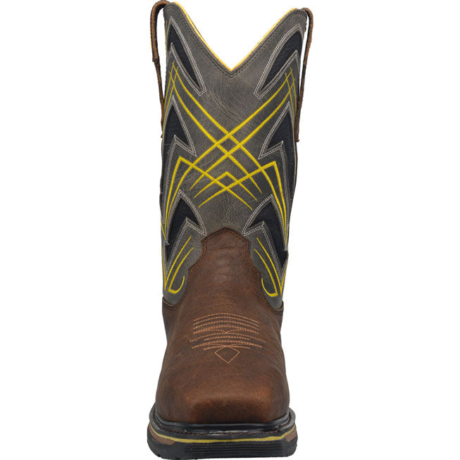 Dan Post Cyclone Men's 12-inch Composite Toe Electrical Hazard Waterproof Western Work Boot - front