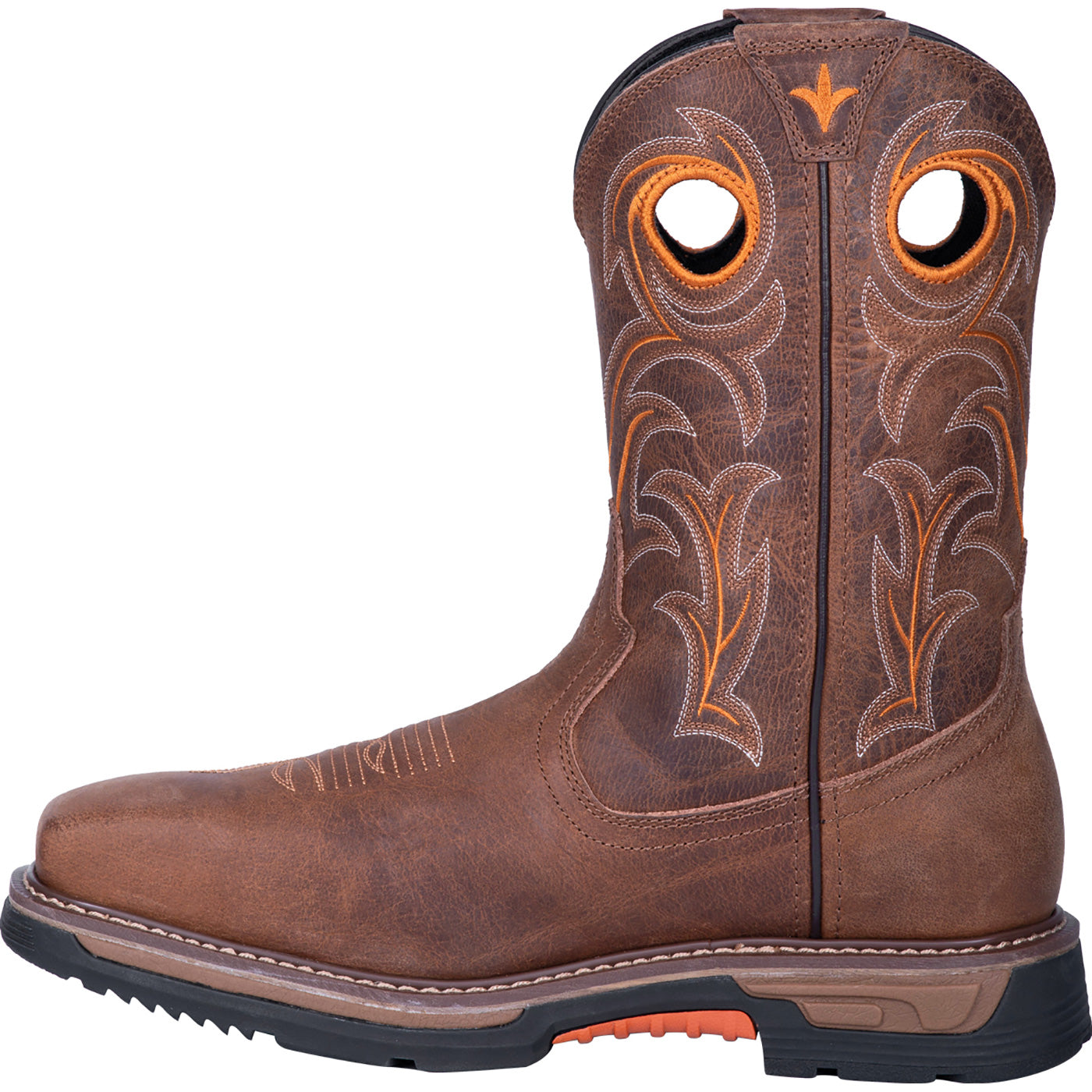 Dan Post Storms Eye Men's 11-inch Composite Toe Electrical Hazard Waterproof Western Work Pull-On Boot - profile