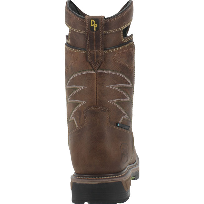 Dan Post Buzz Saw Men's 11-inch Composite Toe Electrical Hazard Waterproof Western Work Boot - back