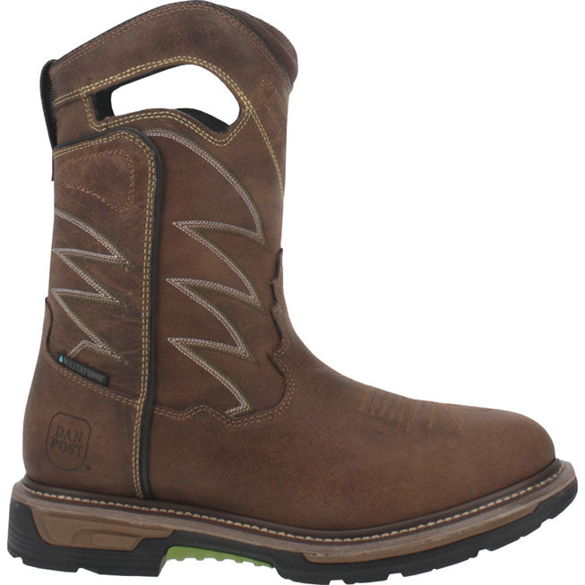 Dan Post Buzz Saw Men's 11-inch Composite Toe Electrical Hazard Waterproof Western Work Boot - profile