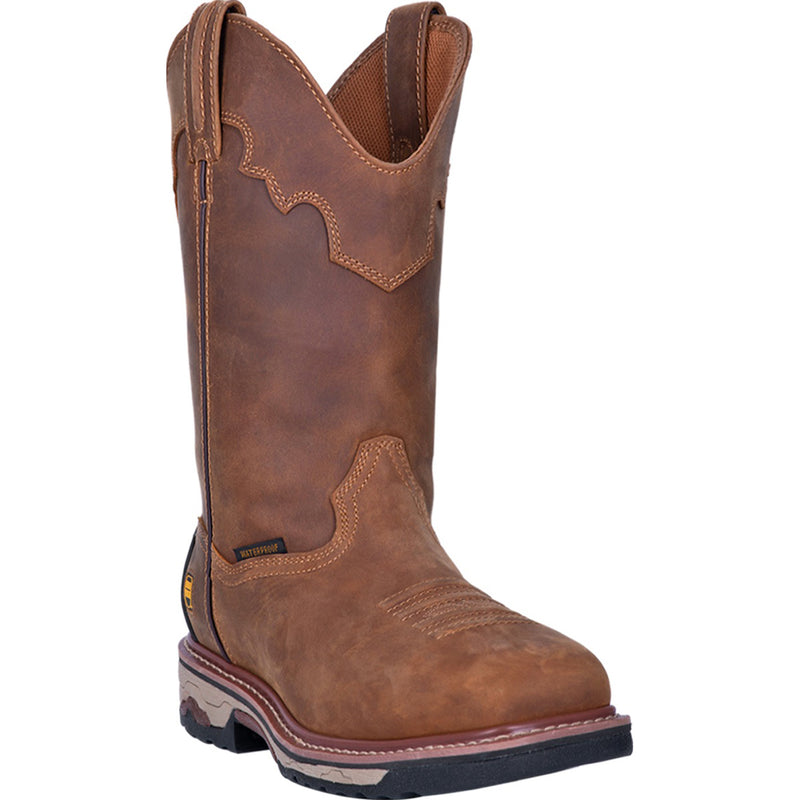 Dan Post Blayde Men's Steel Toe Electrical Hazard Waterproof Western Pull-on Work Boot - main