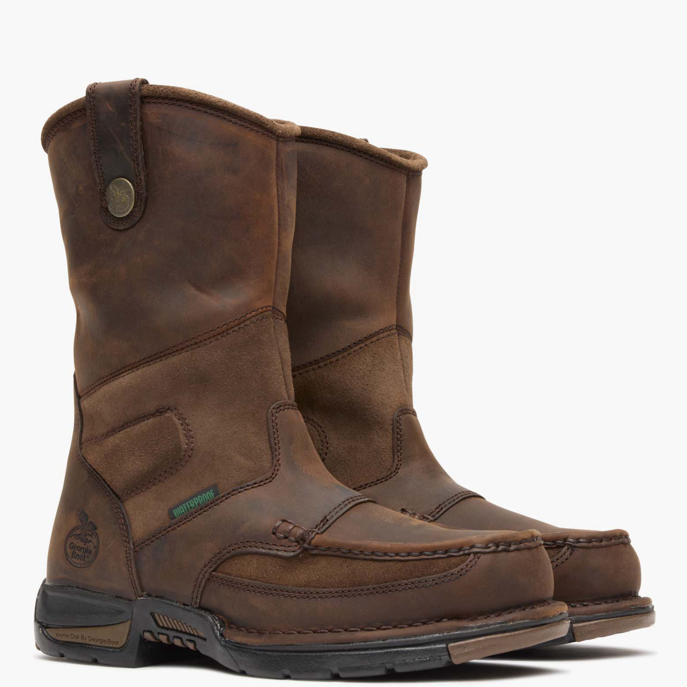 Georgia Athens Waterproof Wellington Work Boot - 12