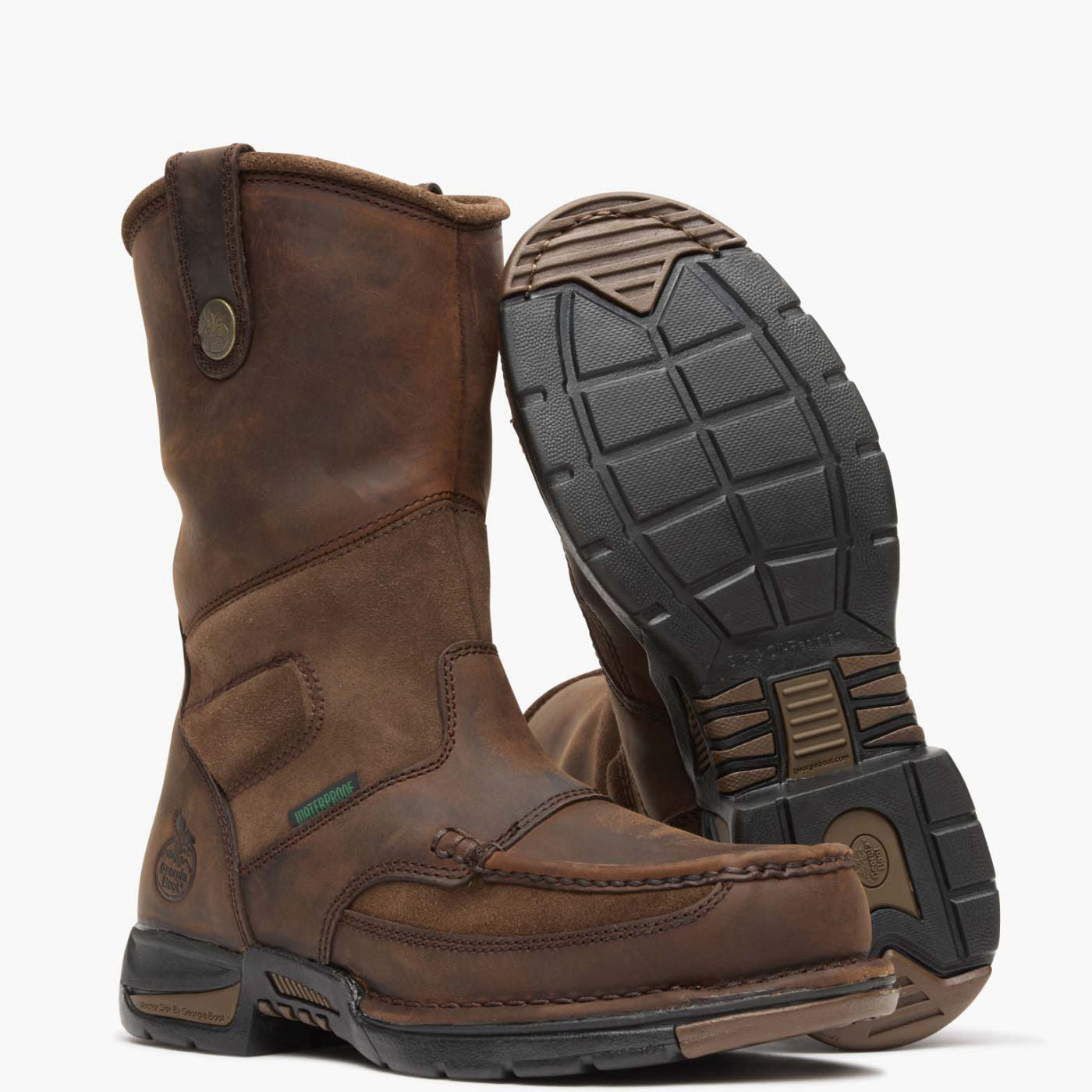 Georgia Athens Waterproof Wellington Work Boot - outsole