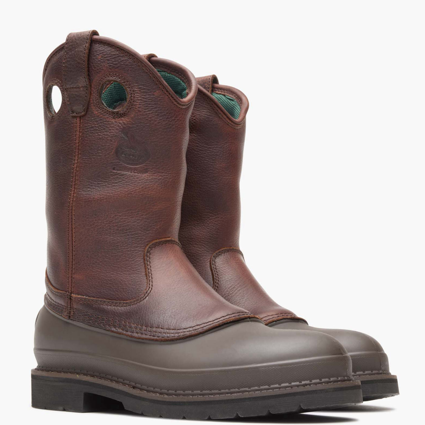 Georgia Boot Muddog Steel Toe Wellington Work Boot - 12