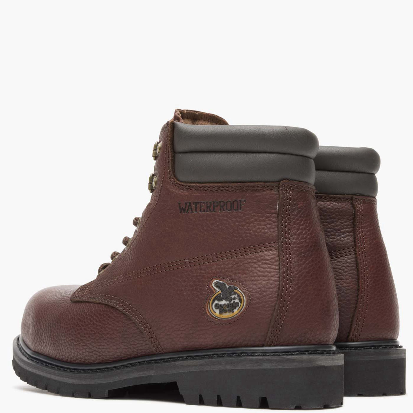 Georgia Boot Oiler Steel Toe Waterproof Work Boot - back