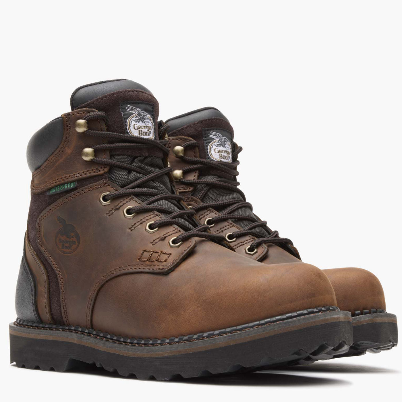 Georgia Boot Steel Toe Waterproof Logger Boot - 12
