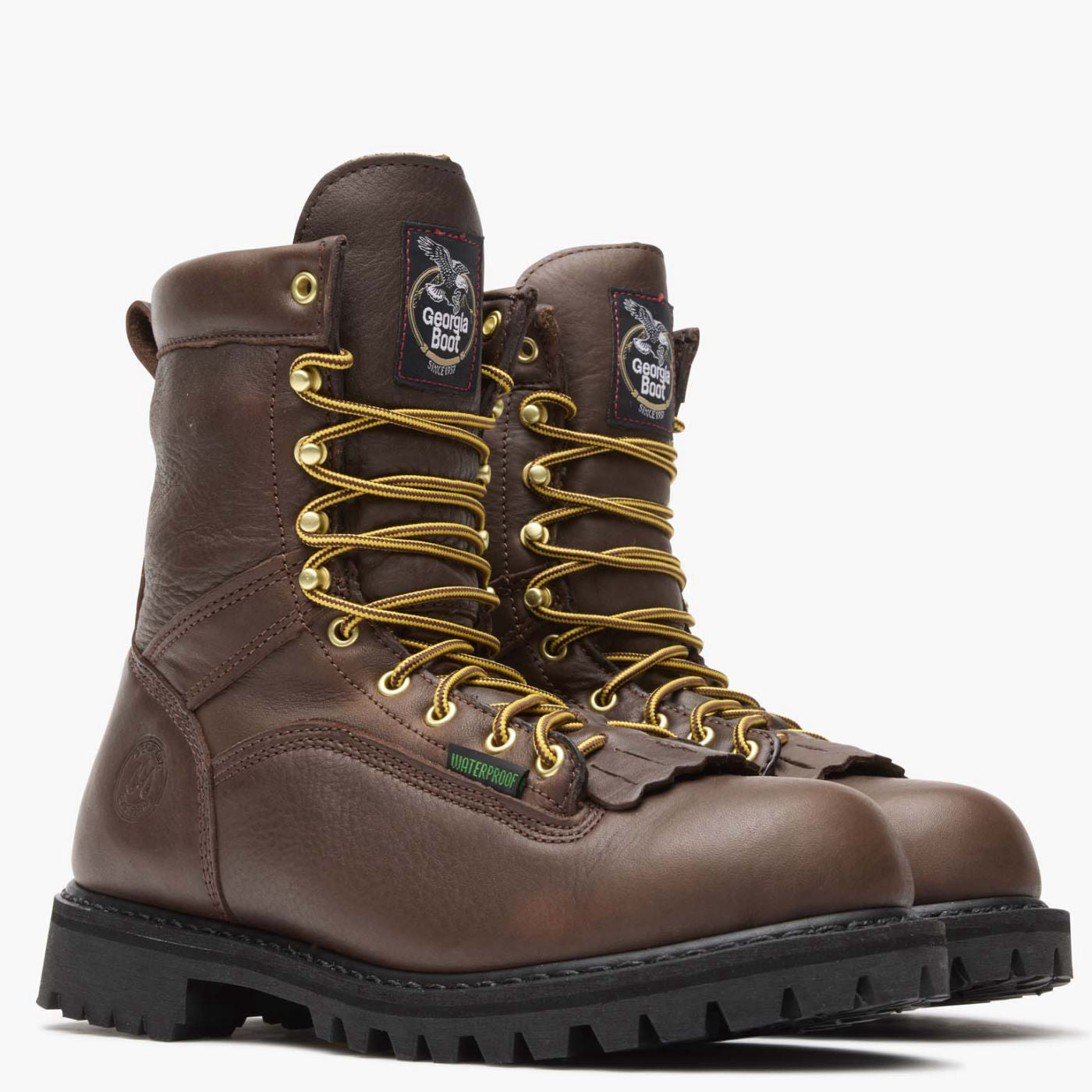 Georgia Boot Lace-to-Toe Waterproof Work Boot - 12