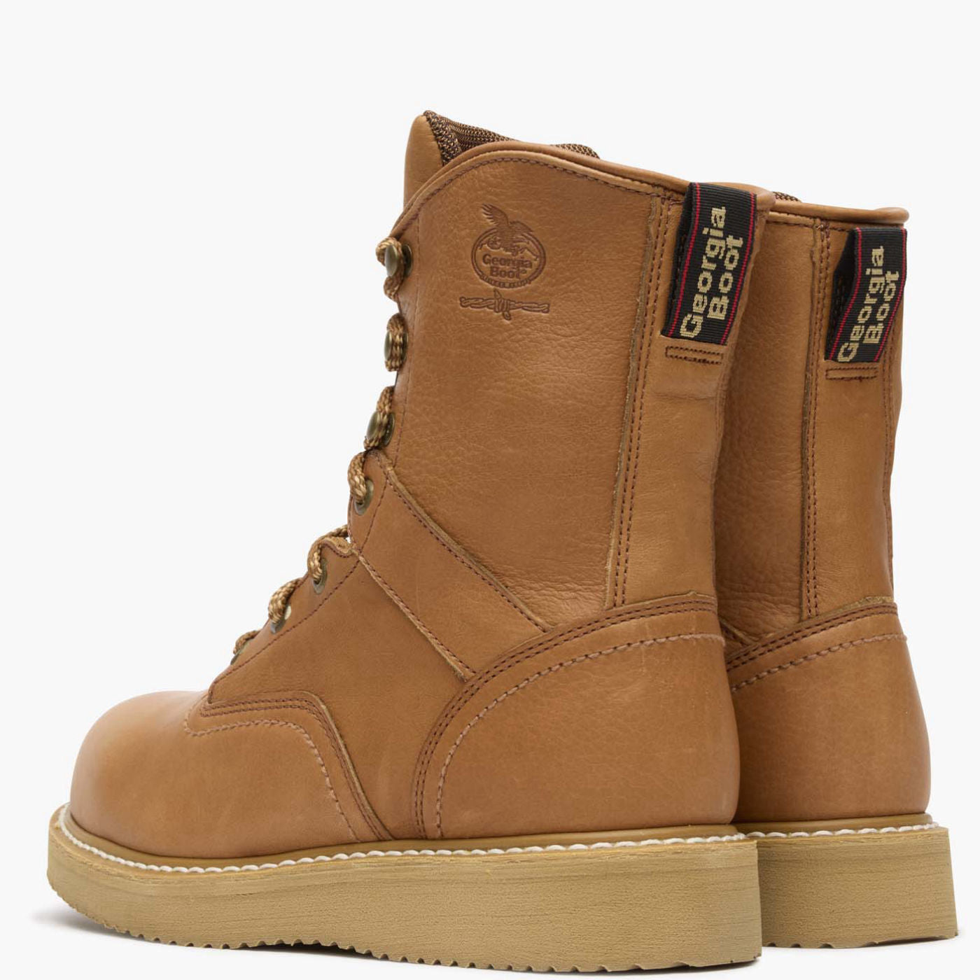 Georgia Boot Wedge Steel Toe Work Boot - back