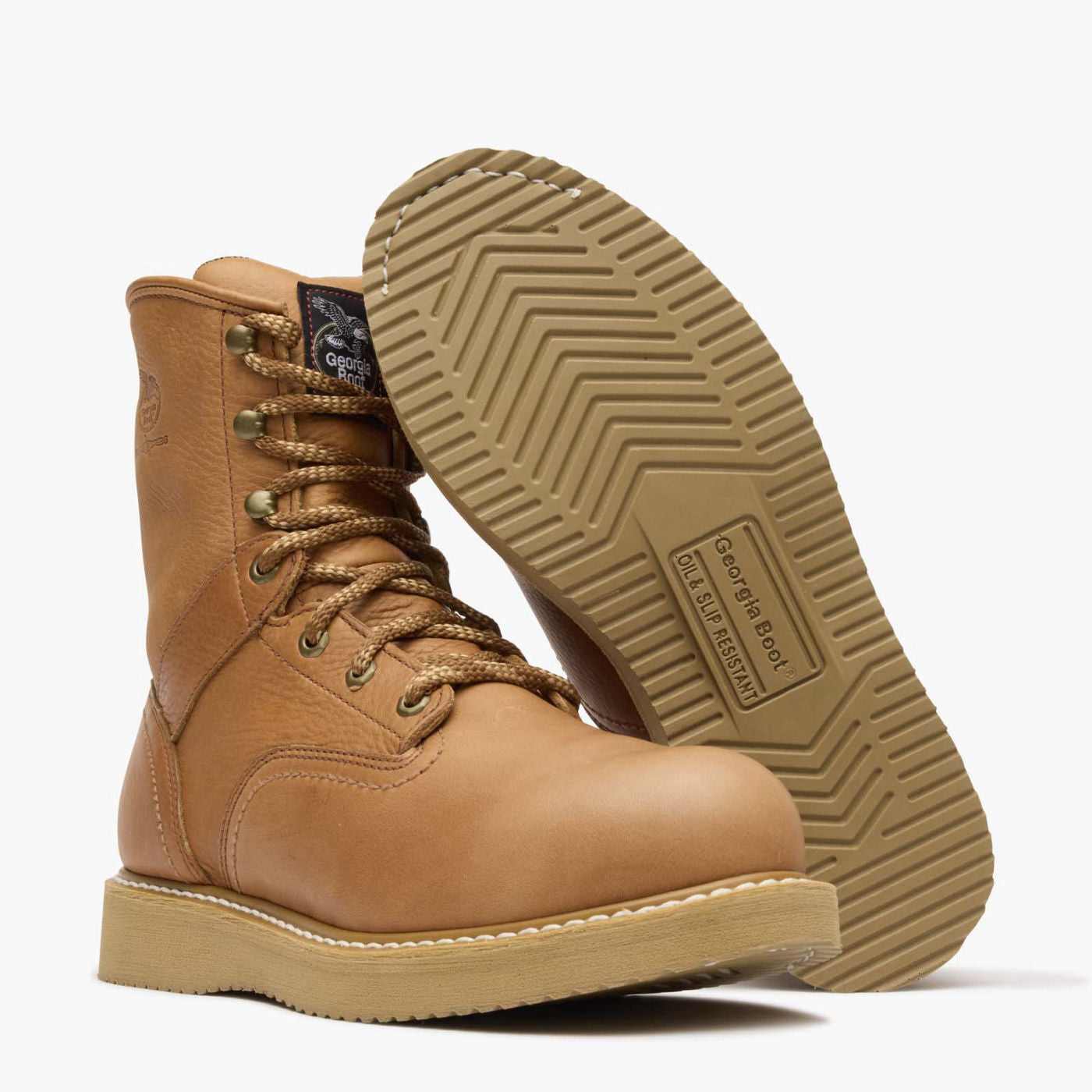 Georgia Boot Wedge Steel Toe Work Boot - outsole