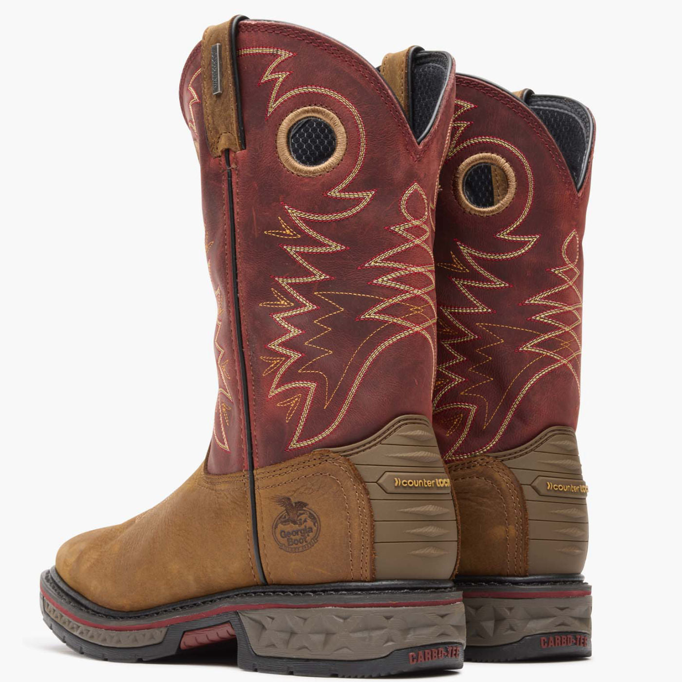 Georgia Boot Carbo-Tec Waterproof Pull-on Boot - back