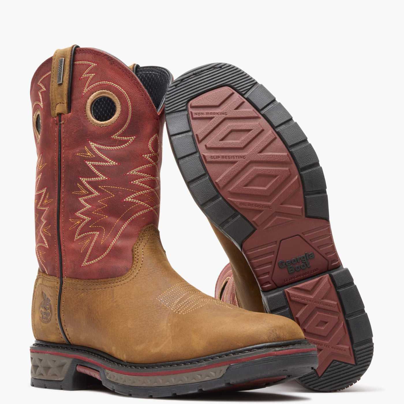 Georgia Boot Carbo-Tec Waterproof Pull-on Boot - outsole