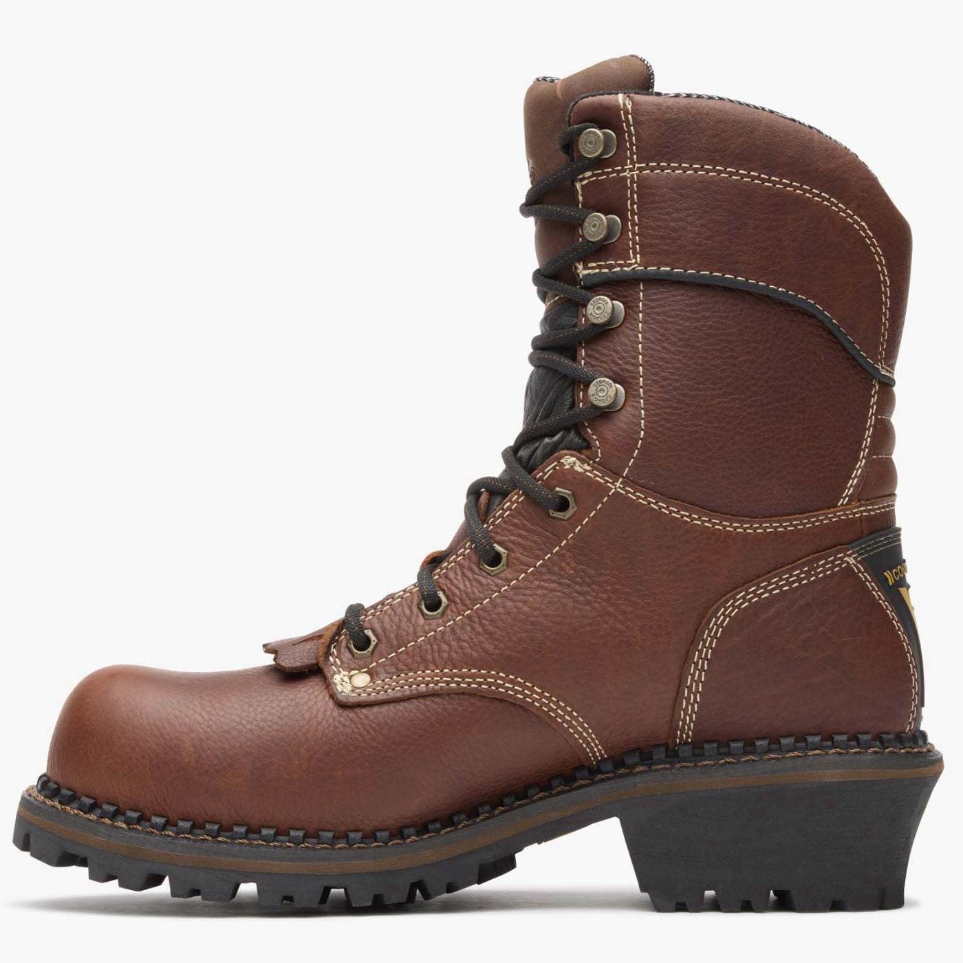 Georgia Boot AMP LT Logger Composite Toe Waterproof Work Boot - profile