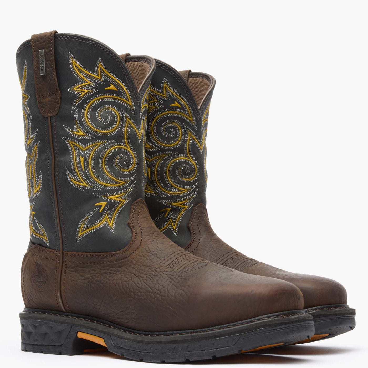 Georgia Boot Carbo-Tec LT Steel Toe Waterproof Pull-On Work Boot - 12