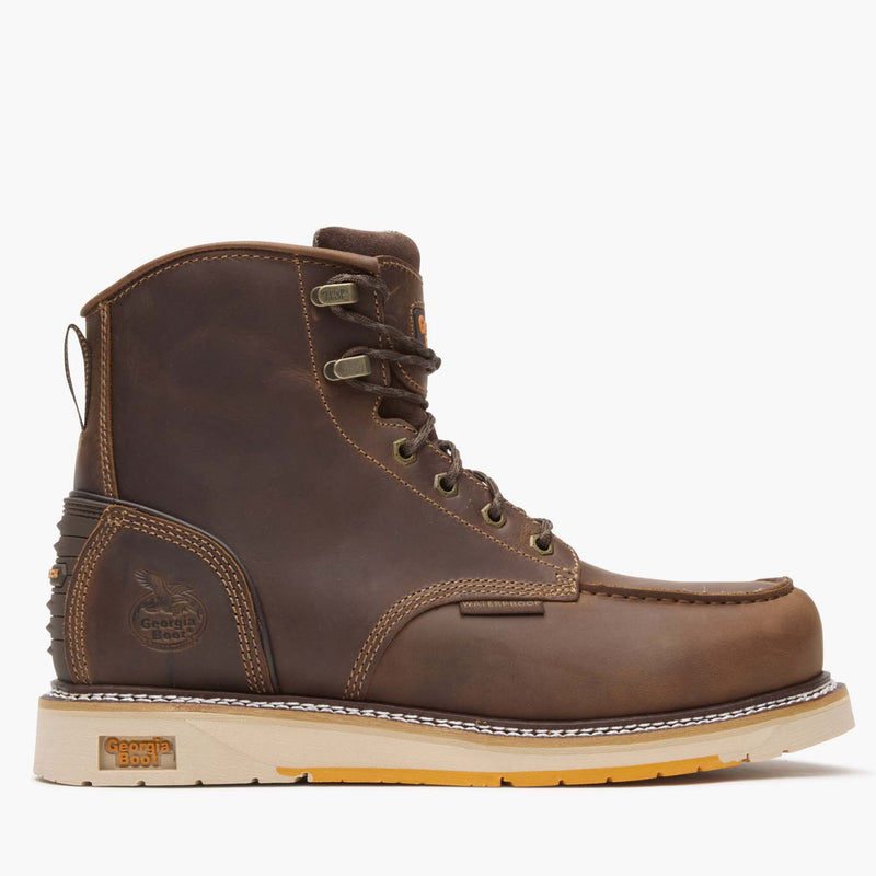 Georgia Boot AMP LT Wedge Composite Toe Waterproof Work Boot - profile
