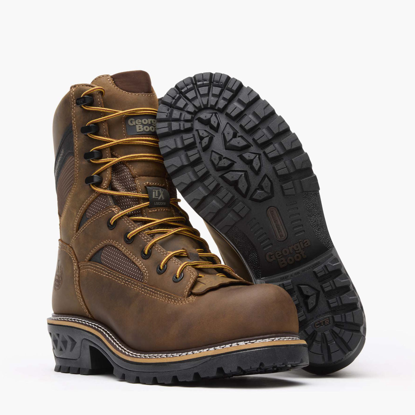 Georgia Boot LTX Logger Composite Toe Waterproof Work Boot - outsole