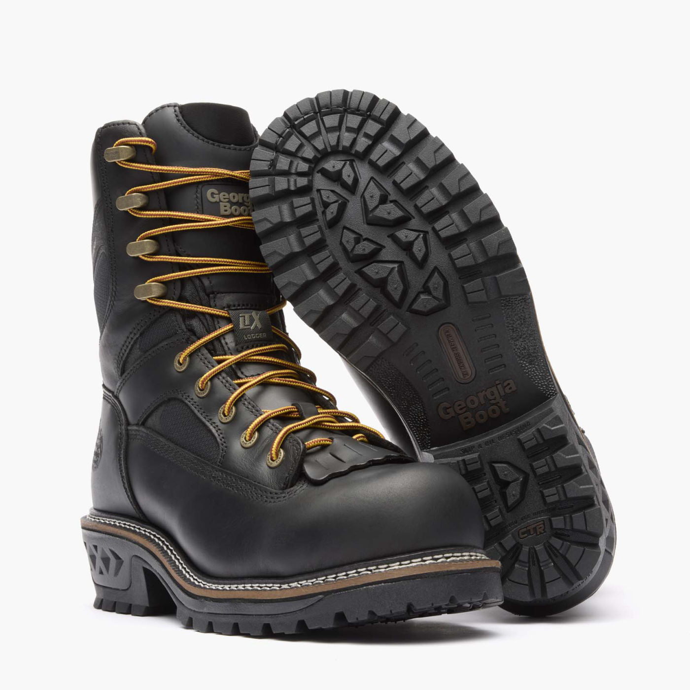 Georgia Boot LTX Logger Composite Toe Waterproof Work Boot - outsole
