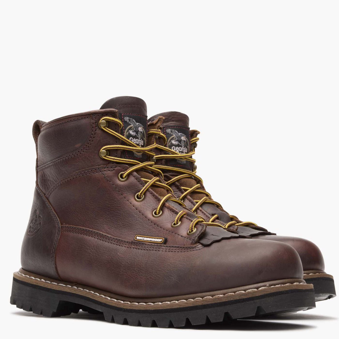 Georgia Boot Waterproof Lace-To-Toe Work Boot - 12