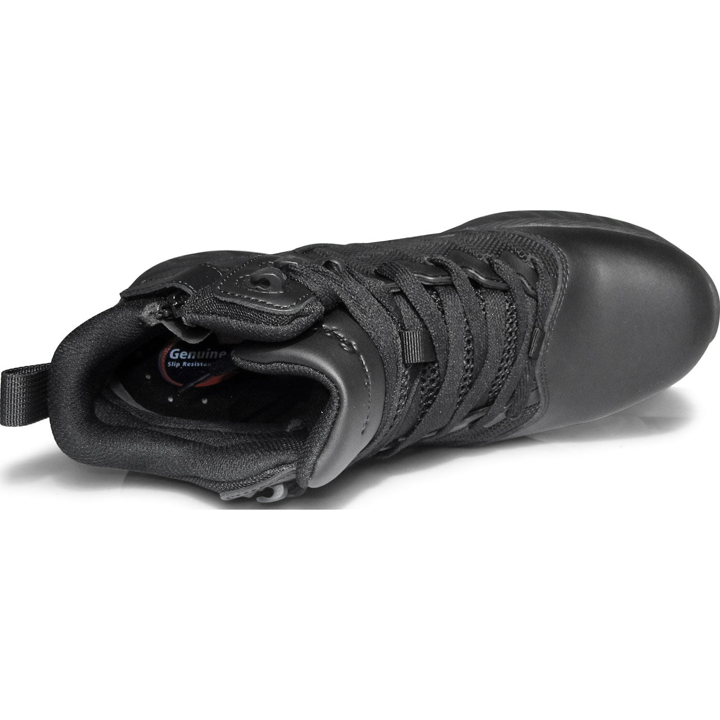 Genuine Grip Shielder Men's 6-inch Carbon Nano Toe Slip-Resisting Zipper Work Boot - birdseye
