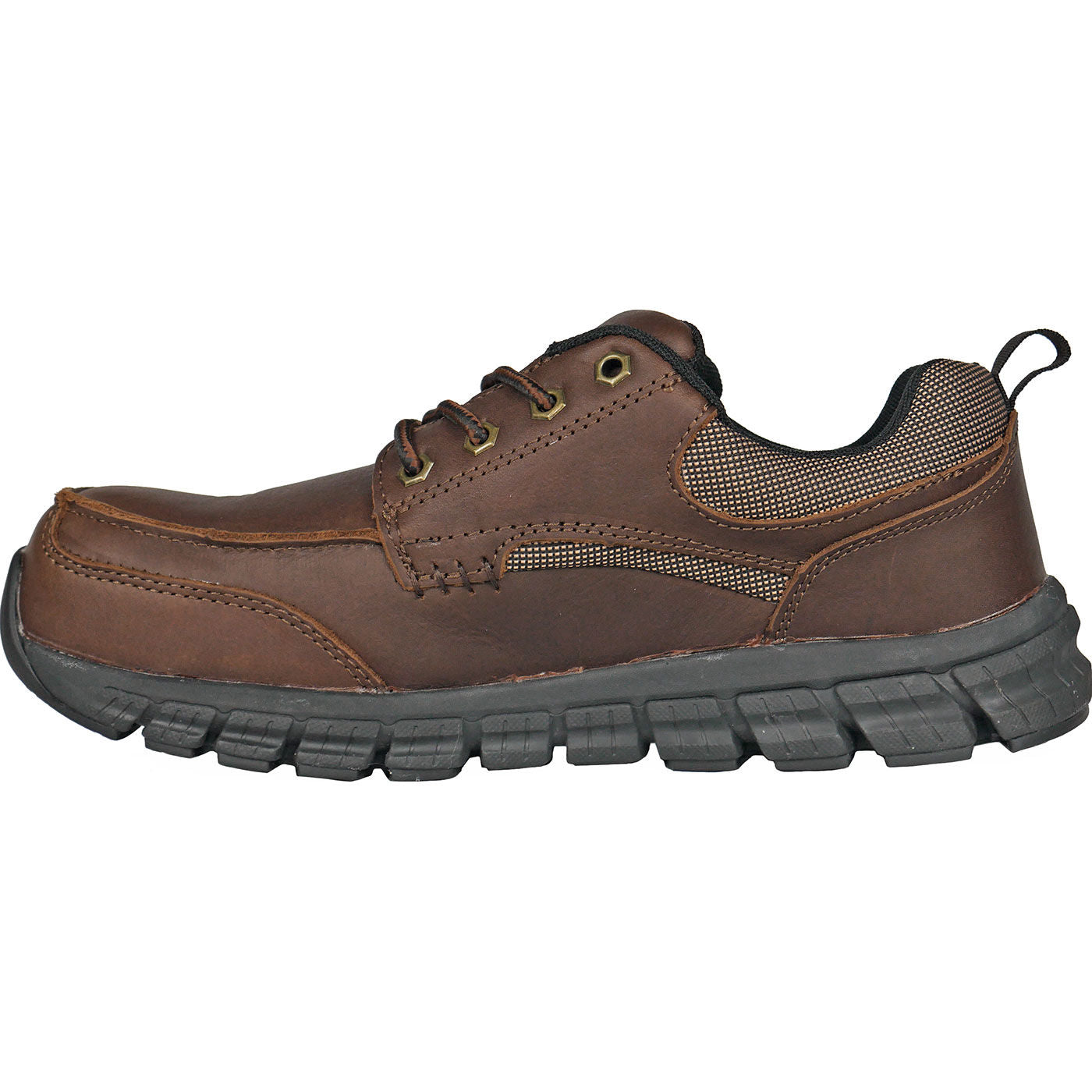 HOSS Stepper Ultra-Light Men's Internal Metatarsal Composite Toe Static-Dissipative Work Oxford - profile