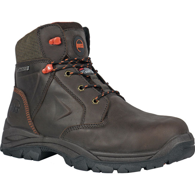 HOSS Hudson Men's 400G Insulated Composite Toe Electrical Hazard Puncture-Resisting Waterproof Leather Work Boot - main