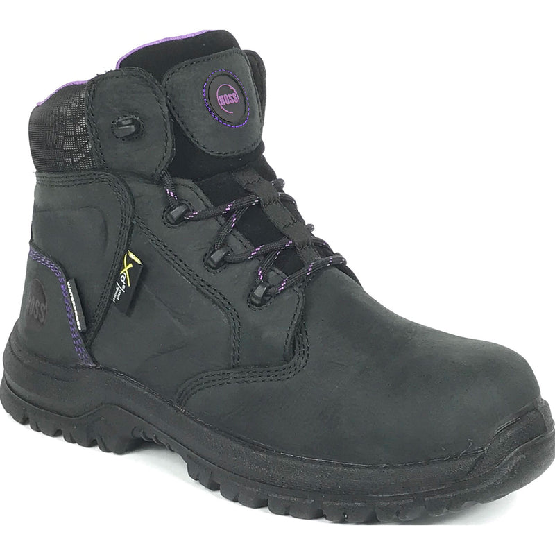 HOSS Lacy Women's 6-inch Internal Metatarsal Composite Toe Puncture-Resisting Waterproof Work Boot - main