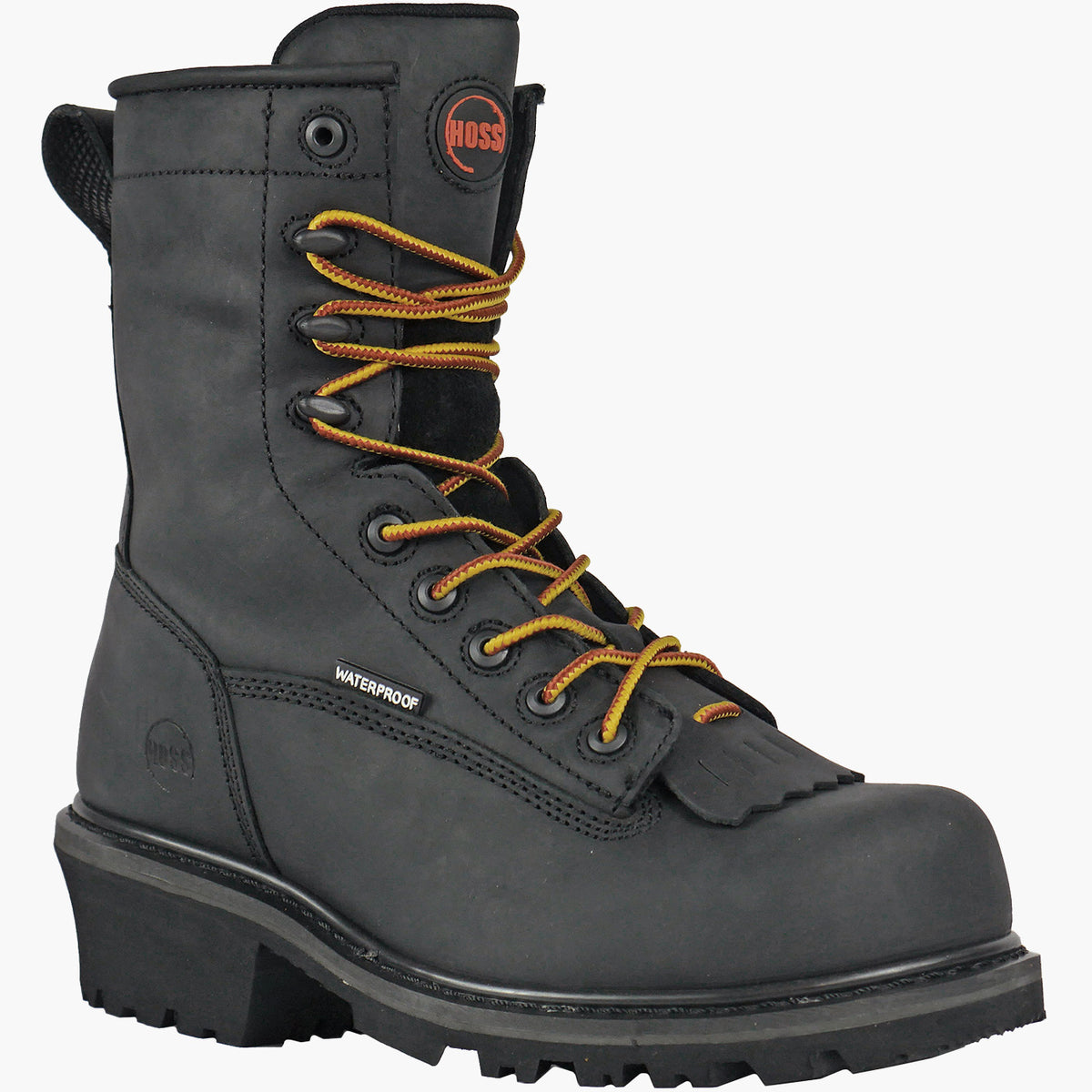 Hoss Cross Cut Men's 8-inch Composite Toe Electrical Hazard Waterproof Logger Work Boot