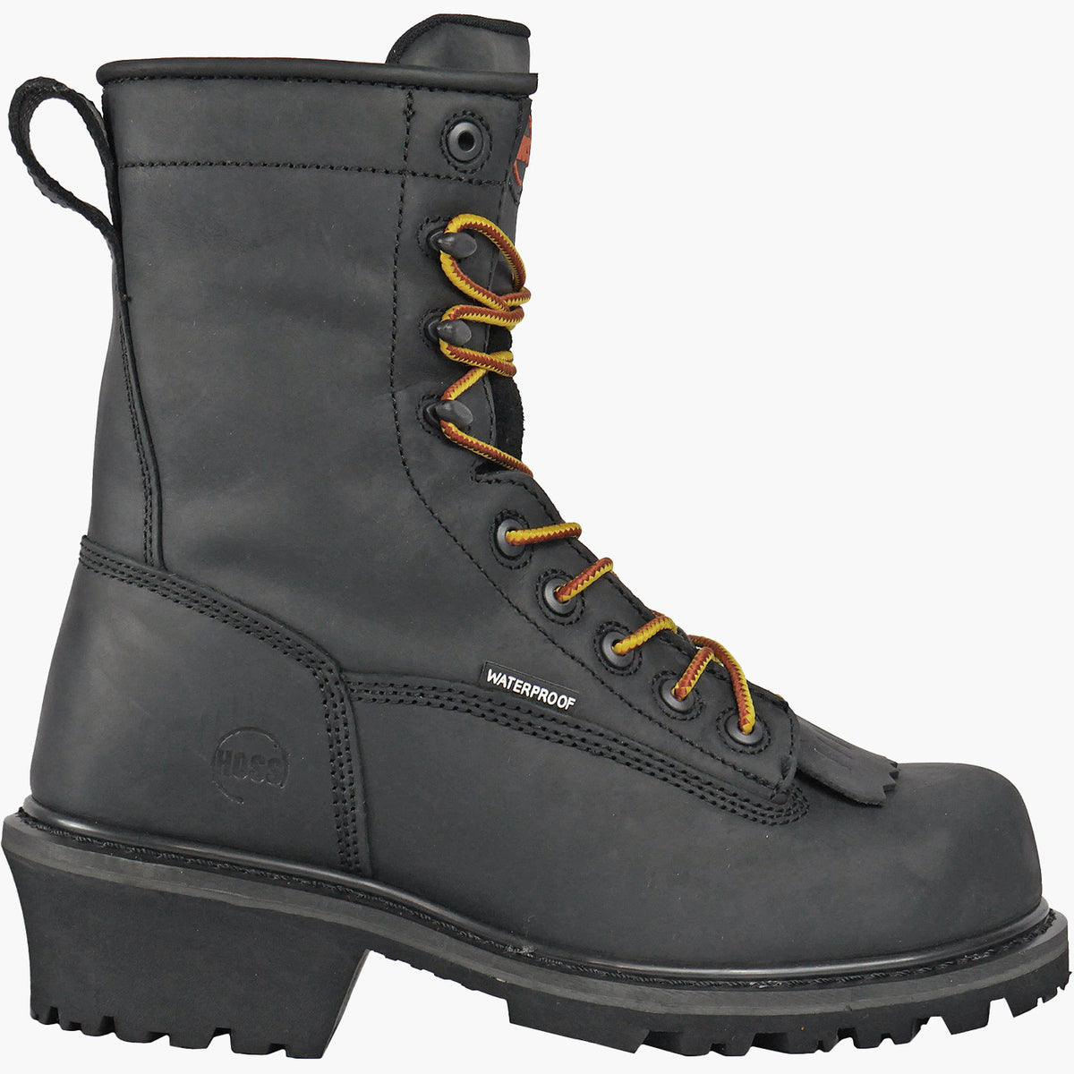 Hoss Cross Cut Men's 8-inch Composite Toe Electrical Hazard Waterproof Logger Work Boot