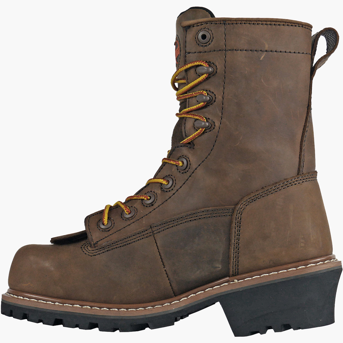 Hoss Cross Cut Logger Men's 8-inch Composite Toe Electrical Hazard Waterproof Work Boot