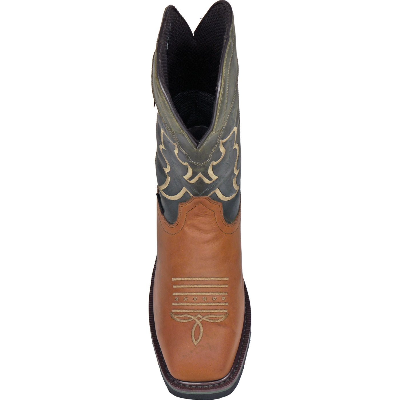 HOSS Showdown Men's 11-inch Composite Toe Puncture- Resisting Waterproof Western Work Boot - birdseye