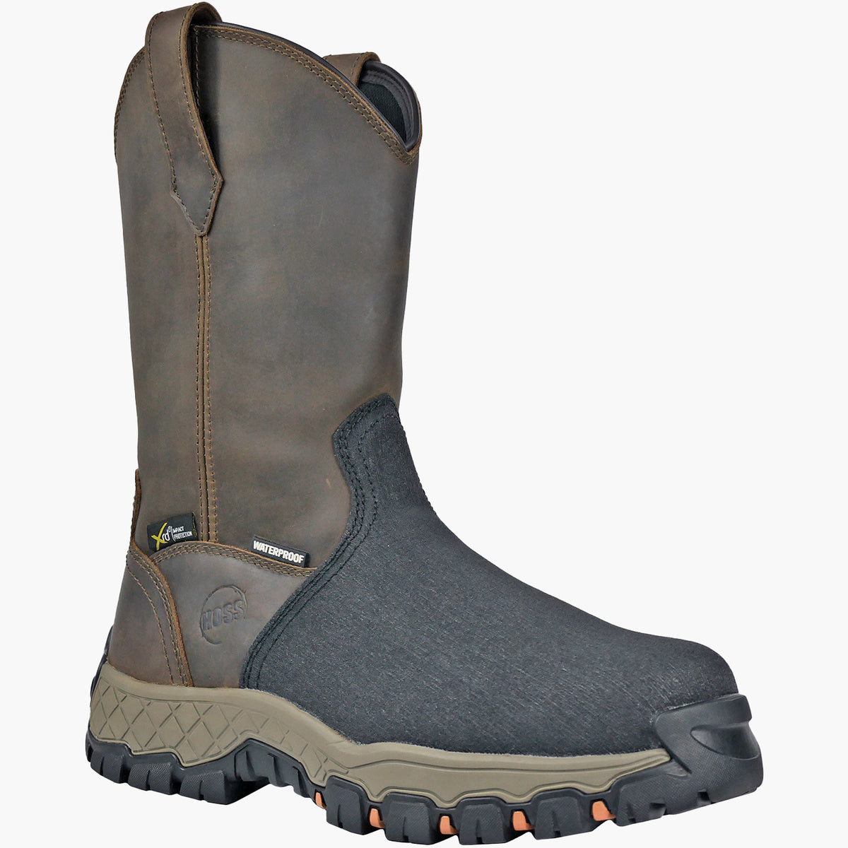 Hoss Recon Men's 11-inch Composite Toe Met Guard Electrical Hazard Waterproof Work Boot
