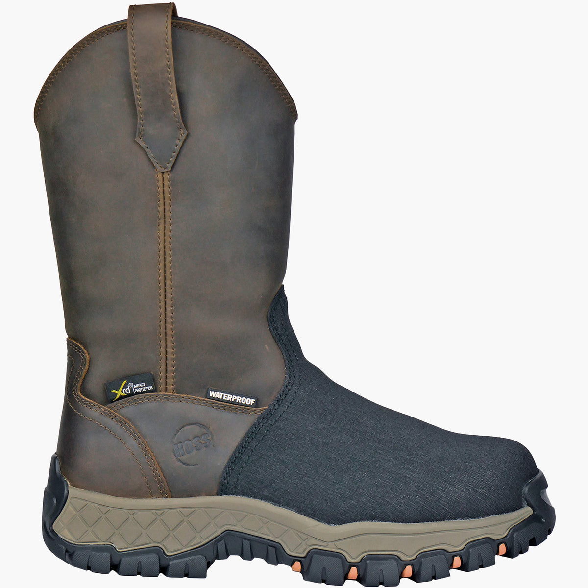 Hoss Recon Men's 11-inch Composite Toe Met Guard Electrical Hazard Waterproof Work Boot
