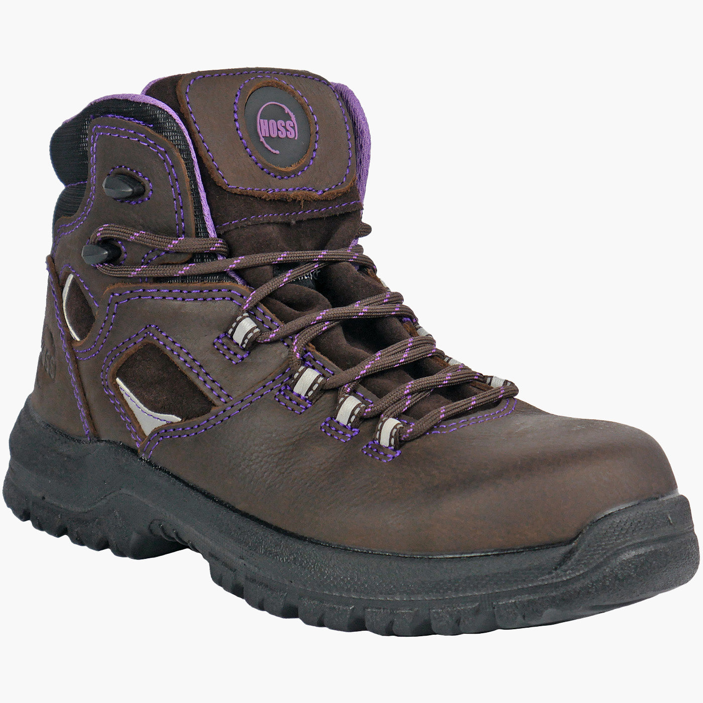 HOSS Lacy Women's 6 inch Composite Toe Electrical Hazard Puncture-Resistant Waterproof Work Boot