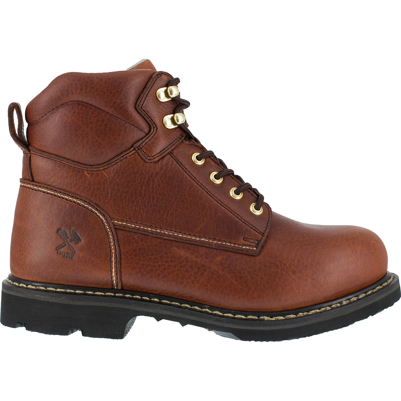 Iron Age Groundbreaker Men's 6 inch Steel Toe Electrical Hazard Puncture-Resistant Work Boot - profile