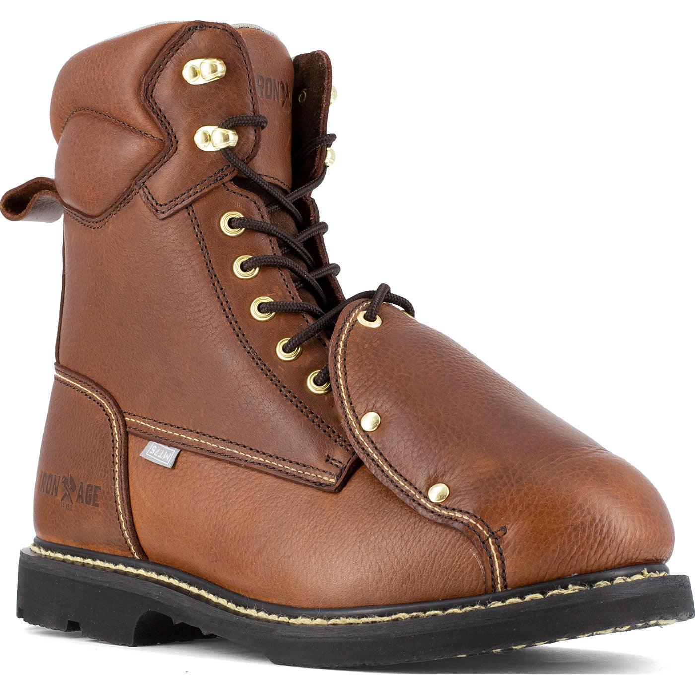 Iron Age Groundbreaker Men's 8-inch External Met Guard Steel Toe Work Boot - main