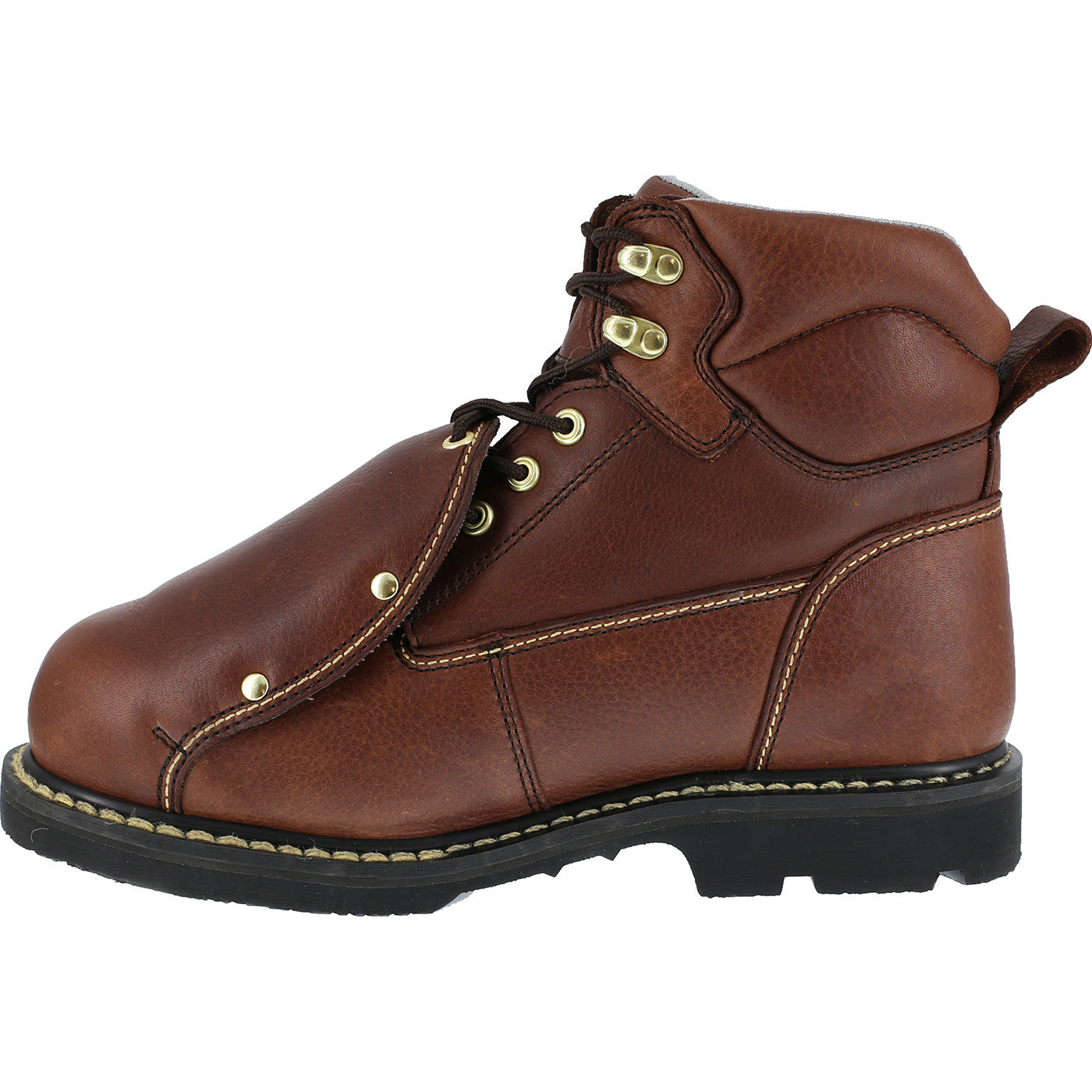 Iron Age Groundbreaker Men's External Metatarsal Guard Steel Toe Work Boot - profile