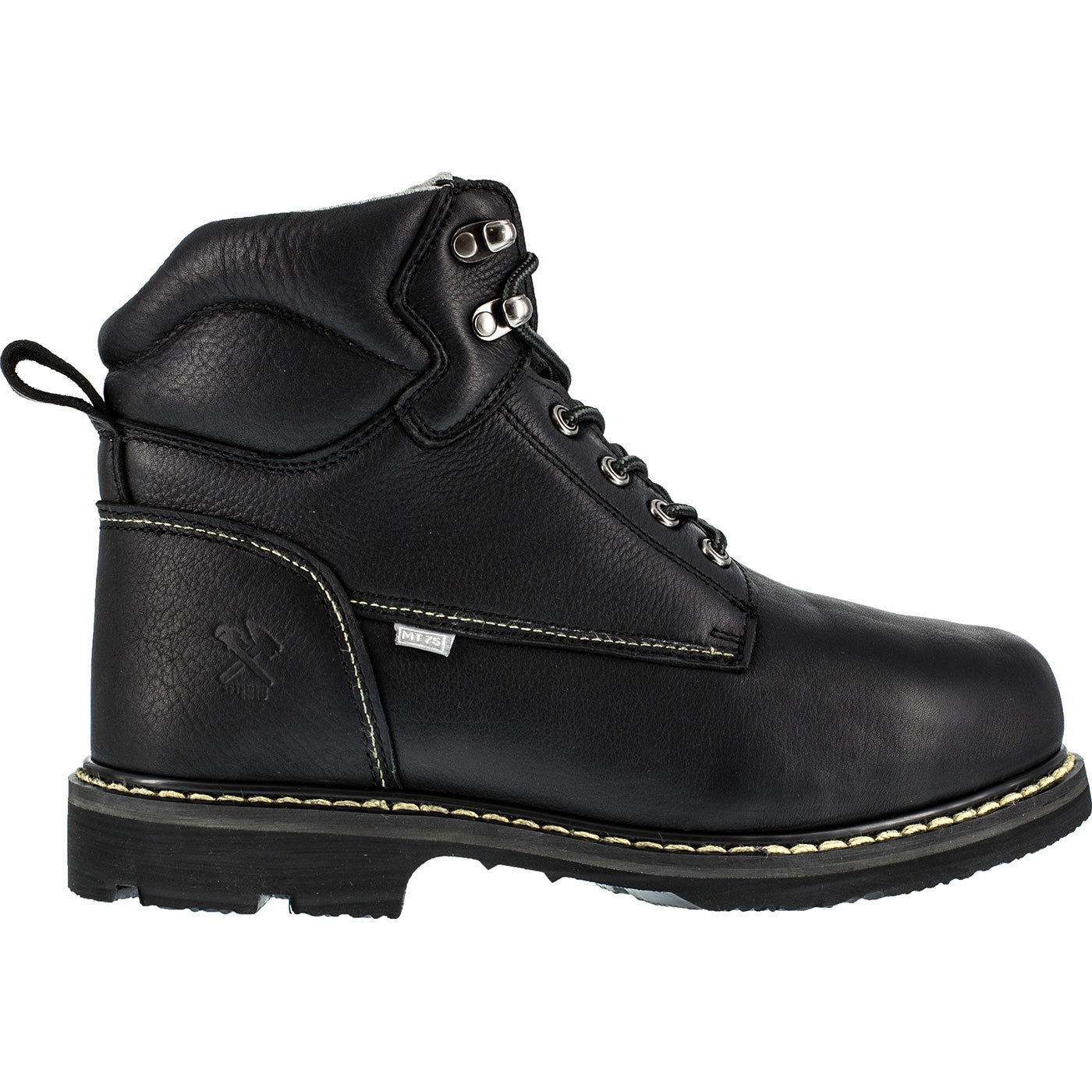 Iron Age Groundbreaker Men's 6 inch Steel Toe Electrical Hazard Internal Met Guard Work Boot - profile